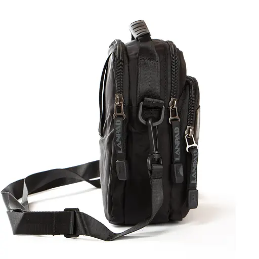 Тканинна чоловіча сумка Lanpad 15х21х8 см 000302379 - фото 5