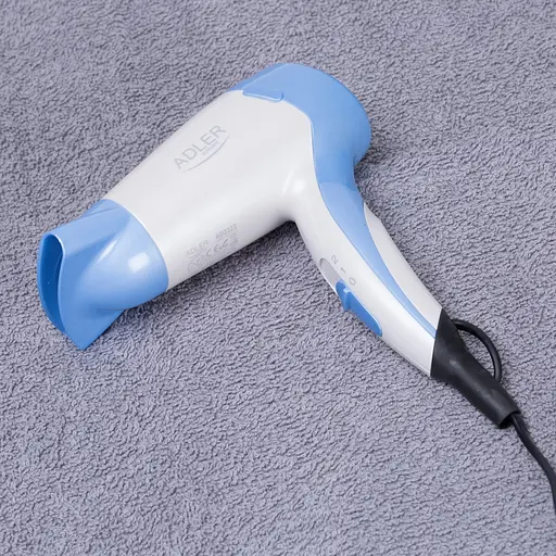 Фен Adler AD 2222 white 1200Вт/ 2 швидкості/ насадки - 1 шт./ складна ручка - фото 7