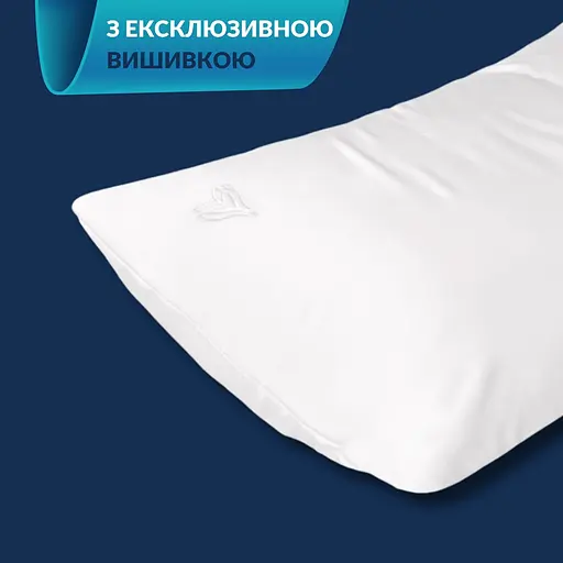 Подушка Ideia S-Form сатин з наволочкою для сну та відпочинку 40х130 см (8-36022*001) - фото 4