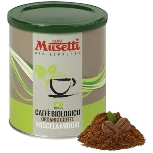 Кофе молотый Musetti Organic Midori ж/б 250 г - фото 1