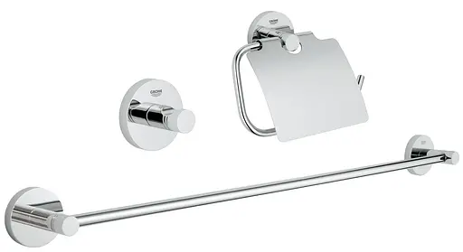 Набір аксесуарів для ванної кімнати Grohe Essentials 40775001, Хром - фото 1
