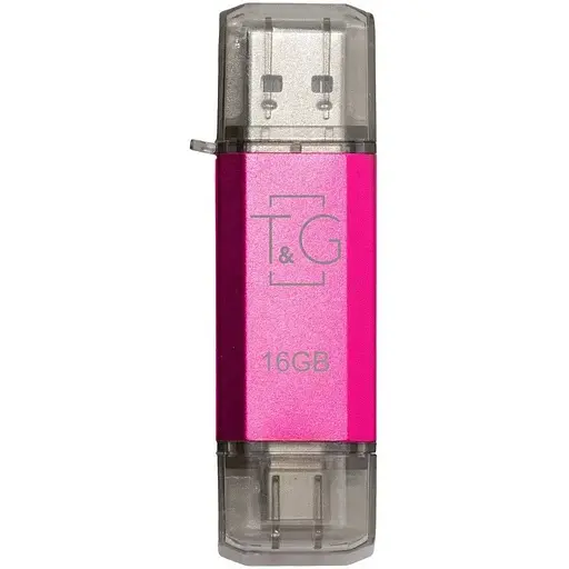 Флеш накопичувач USB 16Gb T&G Star TG009TC Purple Type-C / USB 2.0 (TG009TC-16GFC) - фото 1