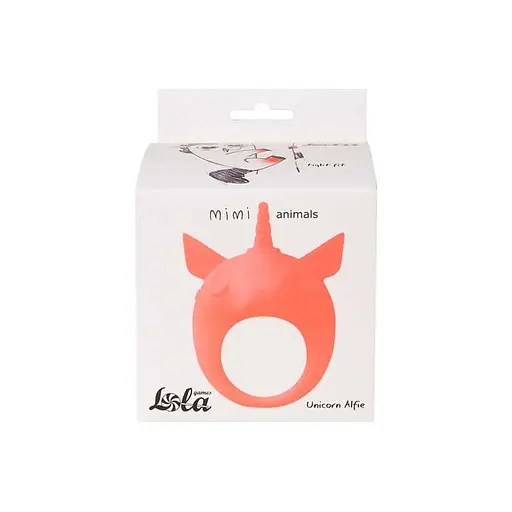 Виброкольцо Lola Games MiMi Animals Unicorn Alfie 8.5 см (оранжевый) - фото 2