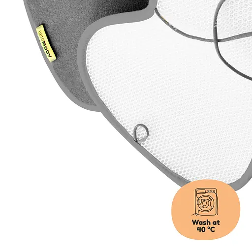 Дышащий вкладыш AeroMoov Air Layer для автокресел группы 2/3 антрацит (AL-2-ANT) - фото 6