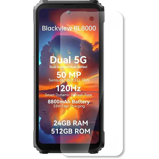 Захисна плівка StatusSKIN для Blackview BL8000 Екран Глянцева Lite - фото 1