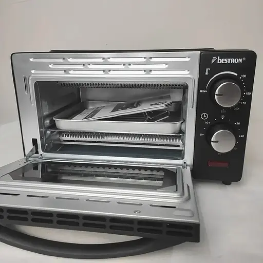 Духовка настільна Bestron AOV9, 800 Вт, 9 л, чорний - фото 8