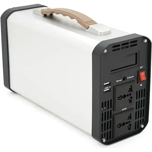 Инвертор напряжения Voltronic AEV5500W, 12/220V с аппроксимированной синусоидой, 2 универсальные розетки, 2xUSB (DC:5V/2.4A), клеммные провода, BOX - фото 2