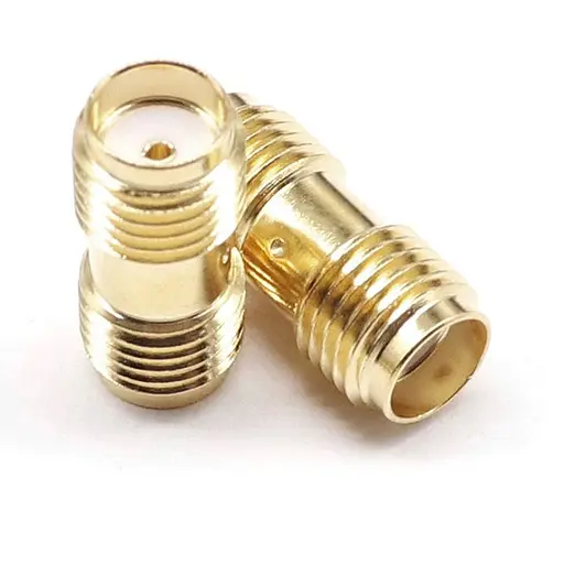 SMA переходник с SMA female на SMA female без штырьков с 2-х сторон (100852) - фото 2