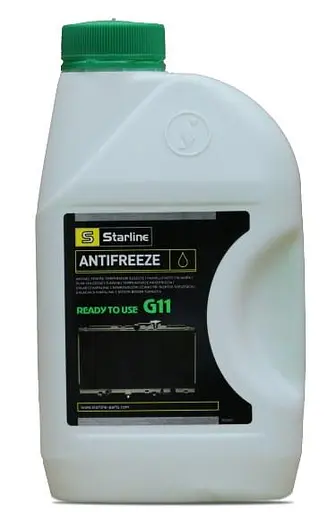 Антифриз Starline Ready to Use G-11 готовий зелений -40°C 1л (ANTIFREEZE GREEN 1)