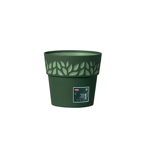 Вазон пластиковый OPERA CLOE, круглый, 20 см, 3,2 л (94252)