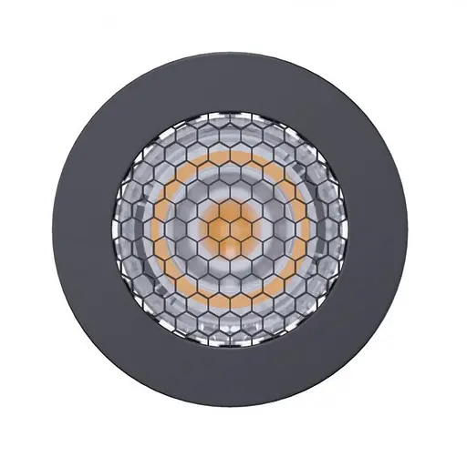 Лампа LED GU10 5WCOB 3000К 450Lm HONEYCOMB FILTER DIM KLOODI KDGU10-HC 5WCOB 3K 36D BK DIM - фото 4