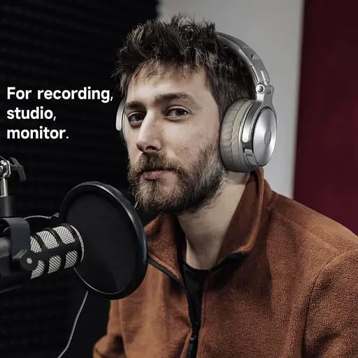 Навушники OneOdio Pro 10 3,5мм/6,35мм Silver (Pro 10 Silver) - фото 6