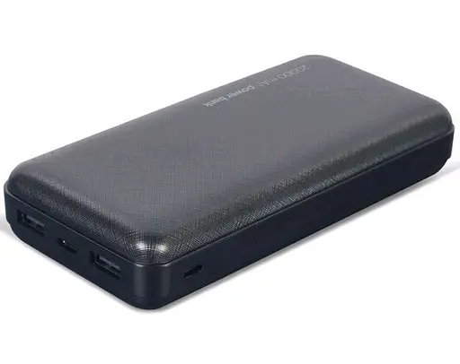 Внешний аккумулятор Power Bank Gembird PB20-02 20000mAh (Черный) - фото 2