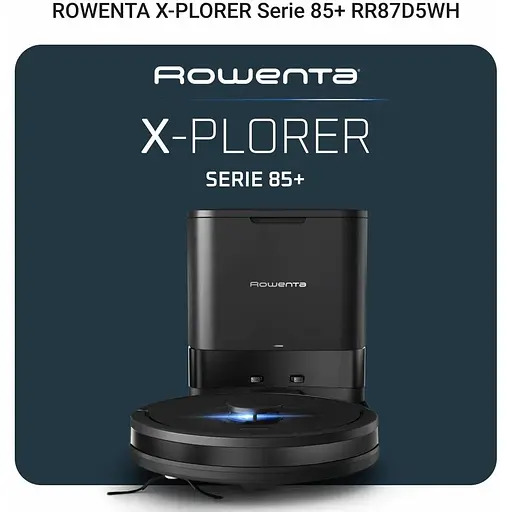 Робот-пылесос Rowenta моющий X-Plorer Serie 85+ черный (RR87D5WH) - фото 9