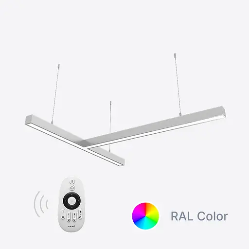 Керований світлодіодний світильник X-LED 80ВТ Т-подібний ral (840*815*43) LSNT-80dc - фото 1