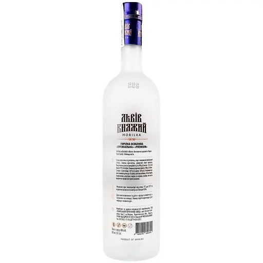 Водка Львов Княжий Премиальная особенная 40% 1 л - фото 2