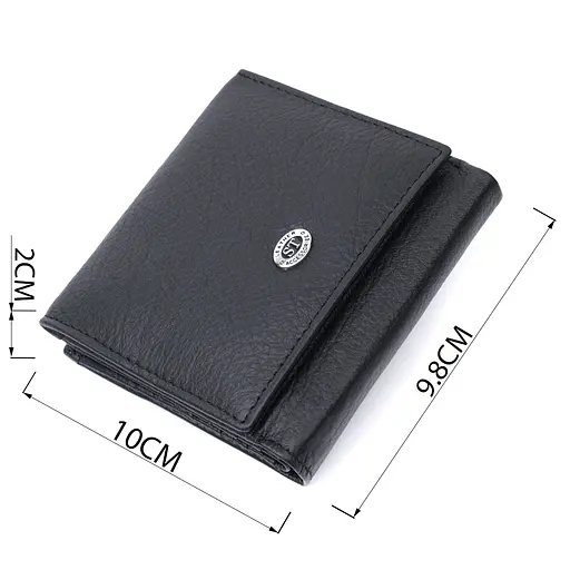 Жіночий шкіряний гаманець ST Leather 10х9.8х2 см acs0029423 - фото 3