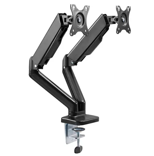 Кронштейн настільний для двох моніторів 17-32 дюйми OfficePro OPSMA-502 Black - фото 2