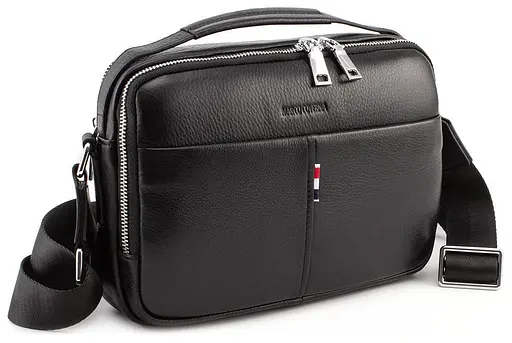 Чоловіча шкіряна барсетка Marco Coverna 26х19х8 см sum0023167 - фото 1