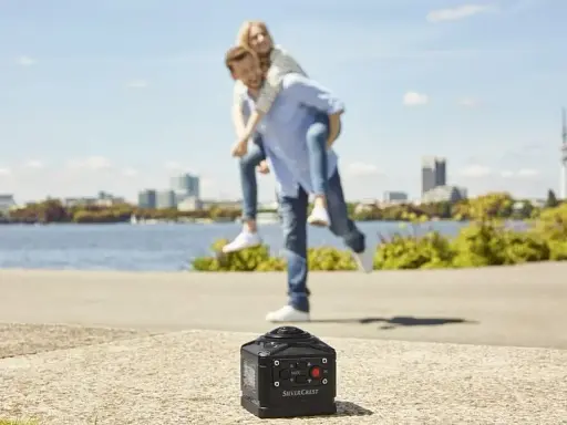 Відеокамера Silver Crest SWK360A1 огляд 360° 2448 x 2448 IPX8 30 кадрів за секунду Micro SD - фото 10