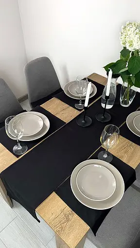 Комплект Доріжка водовідштовхувальна Чорний однотон 220х40 см 4 шт. - фото 2