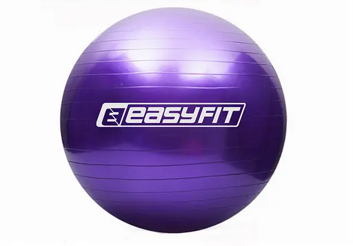 Мяч для фитнеса EasyFit 75 см фиолетовый (EF-3008-V) - фото 1