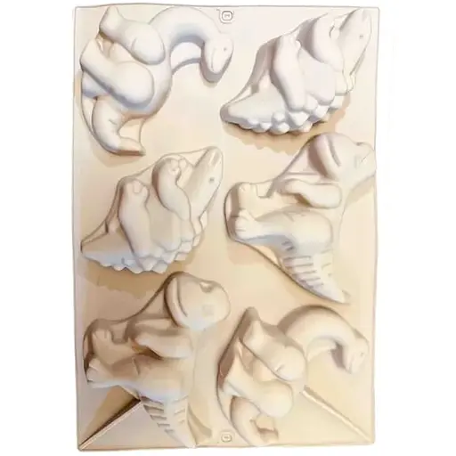 Форма силиконовая Empire Дино на 6 изделий 28х20 см 7416