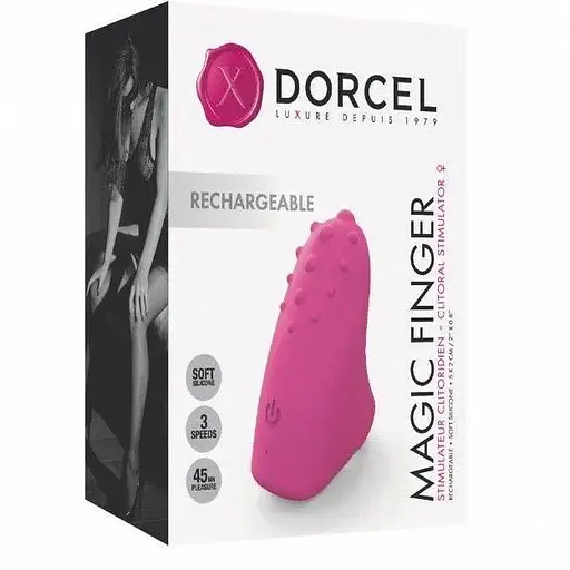 Вибратор на палец Dorcel Magic FINGER Rose перезаряжаемый 3 режима работы - фото 6