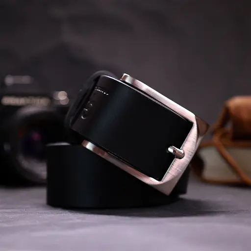 Ремінь шкіряний Grande Pelle чоловічий 3,4х120 см acs0026899 - фото 7