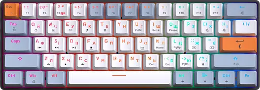 Клавиатура GamePro MK130R Red Swich Hot-Swap RGB Black