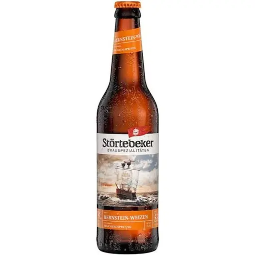 Пиво Stortebeker Bernstein-Weizen светлое нефильтрованное 5.3% 0.5 л