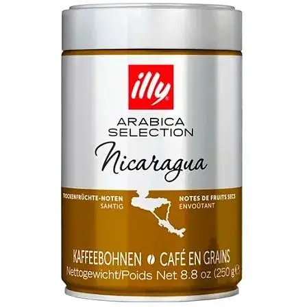 Кава Illy Monoarabica Nicaragua в зернах 100% арабіка 250 г з/б - фото 1