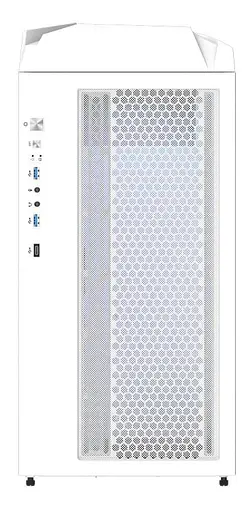 Корпус Gigabyte C301 Glass V2 без блока питания, белый (GB-C301GW V2) - фото 7