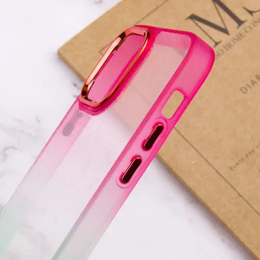 Чохол Epik TPU+PC Fresh sip series для Apple iPhone 11 Pro Max 6.5 Салатовий/Рожевий - фото 4