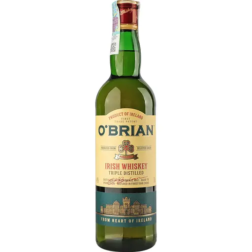 Віскі O'Brian Blended Irish Whisky 40 % 0.7 л - фото 1