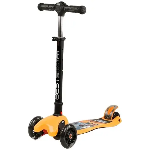 Самокат Best Scooter Maxi 60-70х24х55 см Різнобарвний 000283537 - фото 1