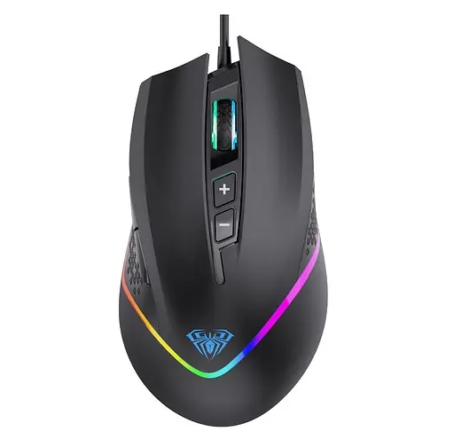 Игровая мышь Aula F-805 Black USB 7 keys 6400dpi - фото 1