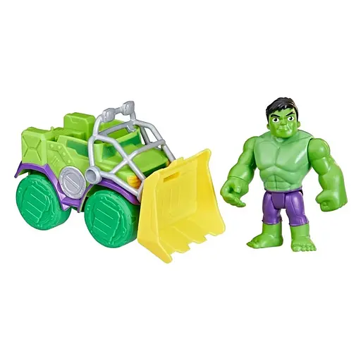 Набор игрушечный Hasbro Spidey And His Amazing Friends Hulk Smash Truck (F6776_F7457) - фото 2