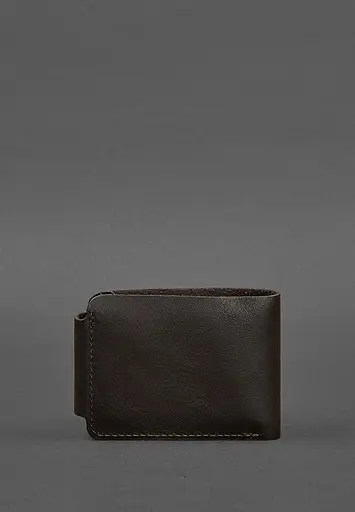 Чоловіче шкіряне портмоне Zeus 9.0 темно-коричневе краст - фото 5