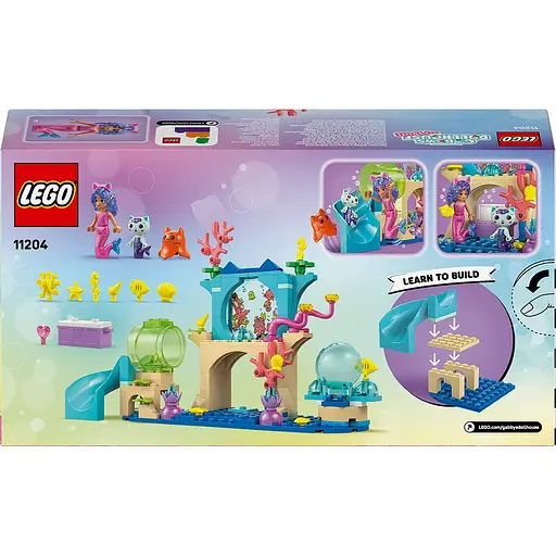 Конструктор LEGO Gabby's Dollhouse Акваріумні пригоди русалоньки Ґаббі 103 деталі (11204) - фото 8