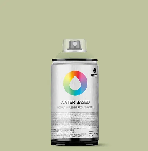 Аерозольна фарба MTN WB-345 300 мл Grey Green Light, EX019W0345M - фото 2