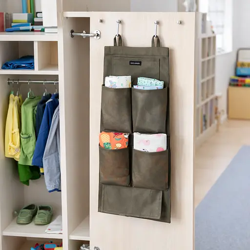 Підвісний органайзер ORGANIZE у дитячий сад 70*26 см (сірий) - фото 1