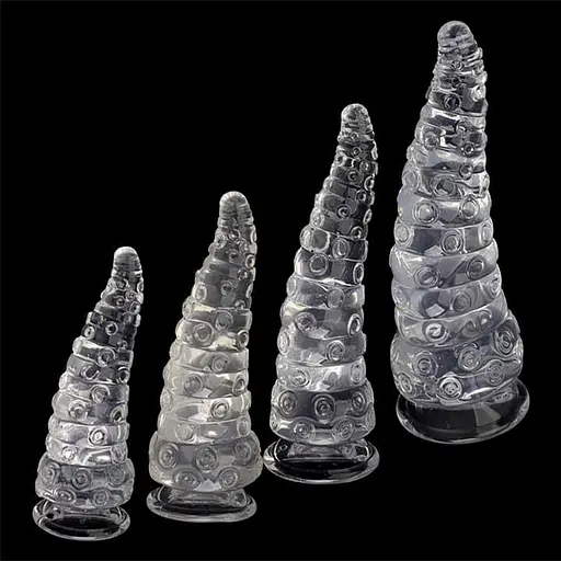 Анальный стимулятор на присоске в виде осьминога XL 18*5.2 см - Анальные игрушки - фото 2