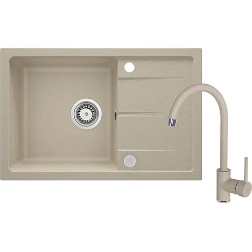 Мийка кухонна Deante Leda + змішувач BEN_762M - фото 1