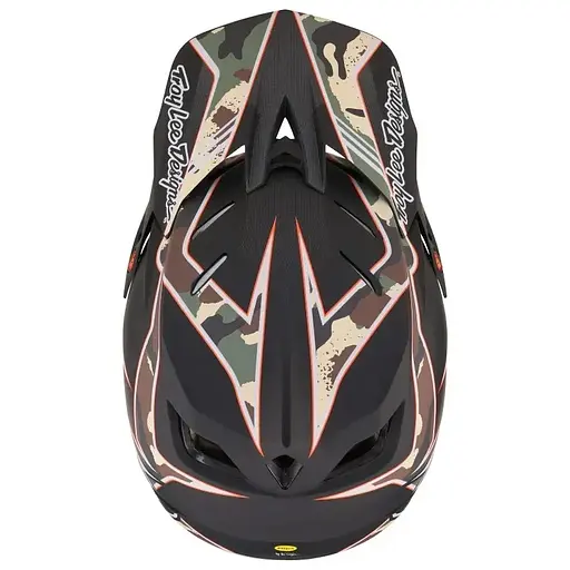Велошолом Troy Lee Designs D4 Composite Helmet Matrix Camo Army Green M (1106-140035003) - фото 5