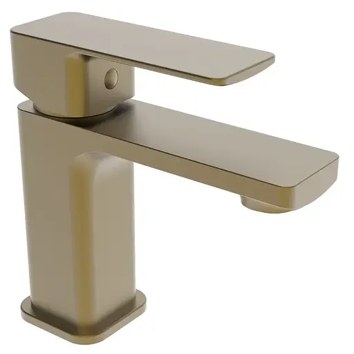 Змішувач для умивальника Haiba Kubus 001 Brushed Gold HB9622 Золотий - фото 1