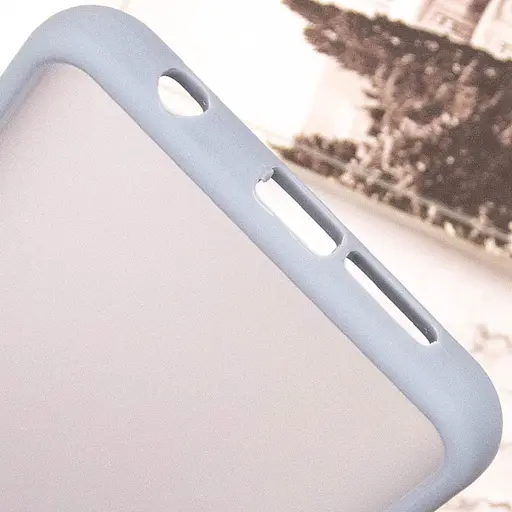 Чохол TPU+PC Lyon Frosted для Xiaomi Redmi Note 9s / Note 9 Pro / Note 9 Pro Max Sierra Blue - фото 6