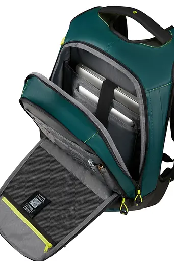 Рюкзак 17.3" Samsonite ECODIVER DARK TEAL/LIME 48x35x23 KH7*71003 - фото 8