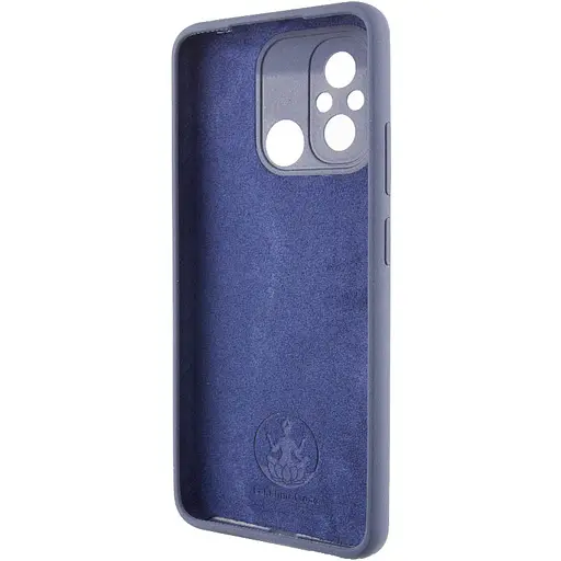 Чехол Lakshmi Silicone Cover Full Camera AAA для Xiaomi Redmi 12C Темно-синий/Midnight blue - фото 4