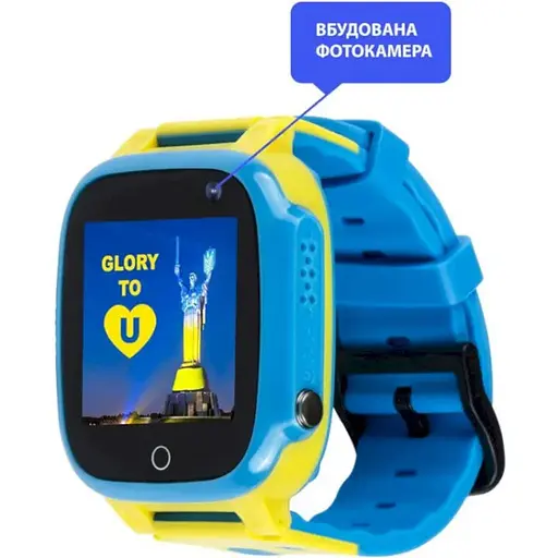 Smart Watch AmiGo GO008 MILKY GPS Wi-Fi Blue/Yellow RU UCRF - фото 2